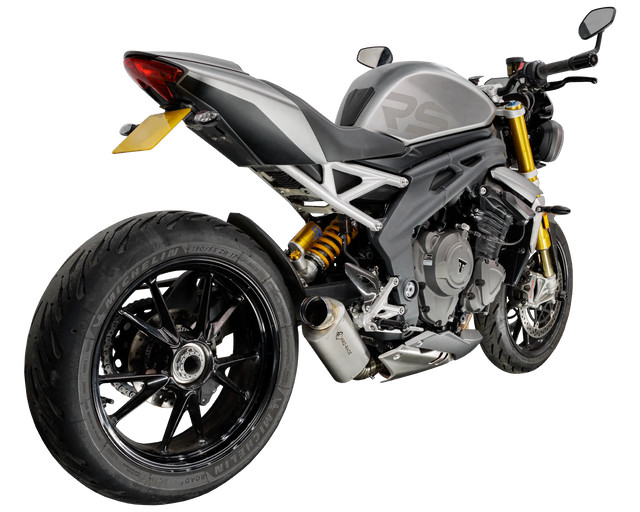 Triumph speed triple 1200 RS/RX 2025-2026 TRI-OVAL Titanium exhaust (low mount) Pro-Race exhaust systems