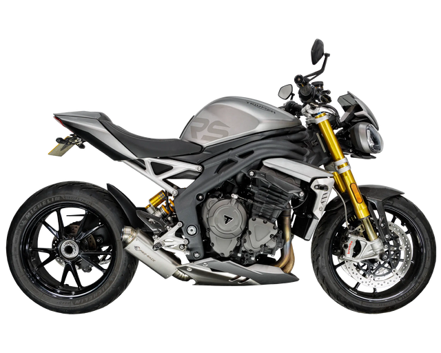 Triumph speed triple 1200 RS/RX 2025-2026 TRI-OVAL Titanium exhaust (low mount) Pro-Race exhaust systems