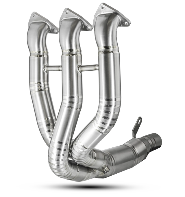 Triumph speed triple 1200 RS/RR 2021-2024 Pie-Cut titanium Headers image 1