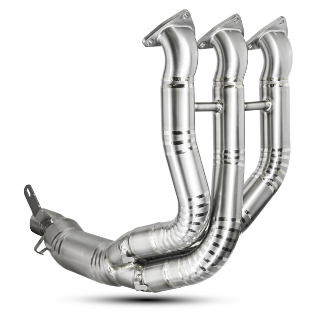 Triumph speed triple 1200 RS/RR 2021-2024 Pie-Cut titanium Headers image 0