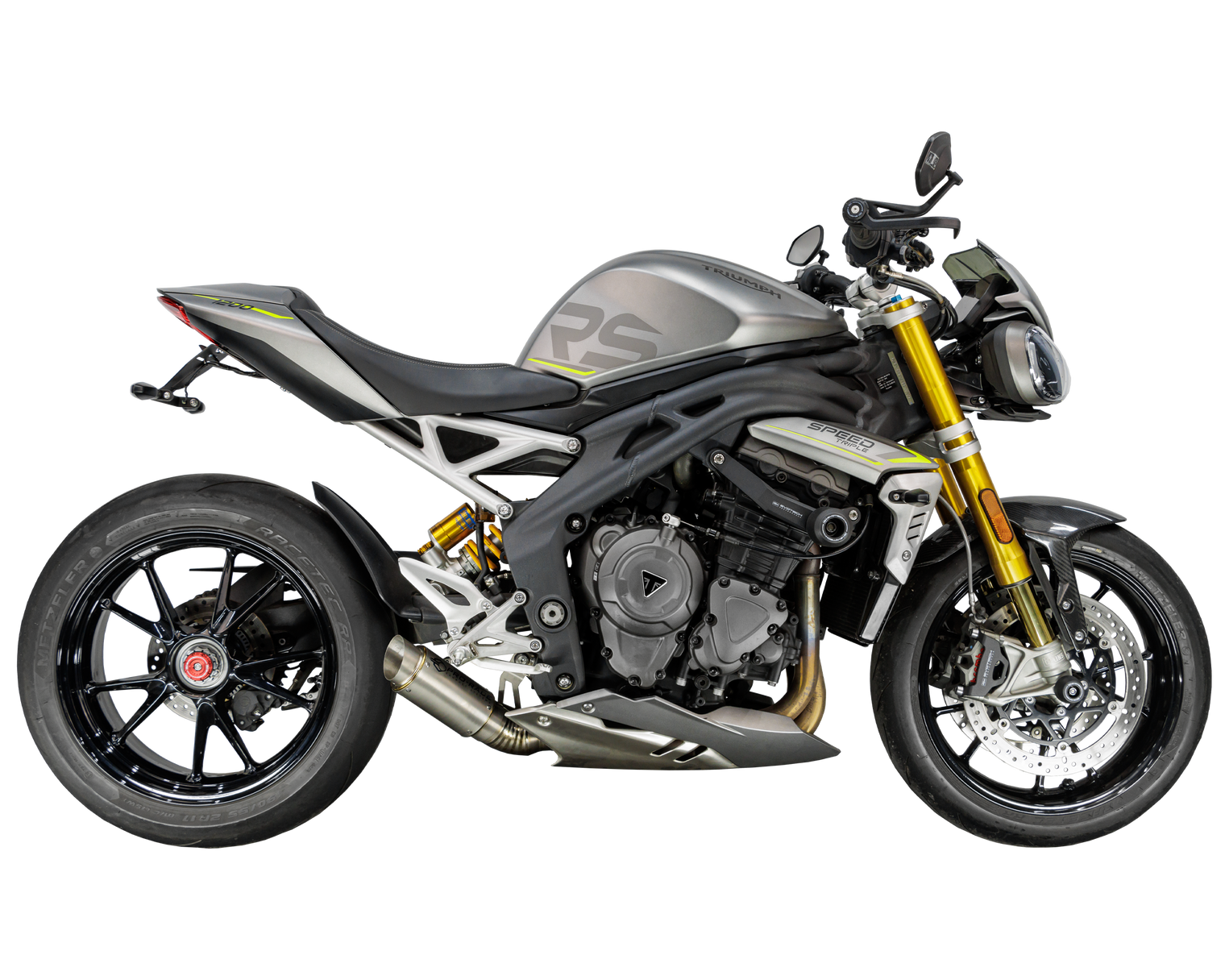 Triumph Speed Triple 1200 RS/RX 2025-2026 GP-R1 Titanium Exhaust (Low Mount)