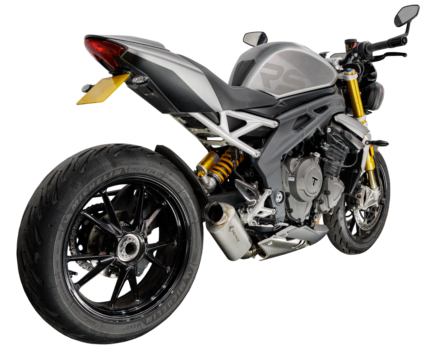 Triumph speed triple 1200 RS/RX 2025-2026 TRI-OVAL Titanium exhaust (low mount)