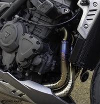 Triumph speed triple 1200 RS/RR 2021-2024 Pie-Cut titanium Headers image 5