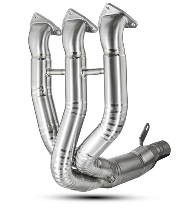 Triumph speed triple 1200 RS/RR 2021-2024 Pie-Cut titanium Headers image 1