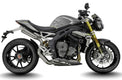 Triumph Speed Triple 1200 RS 2021-2024 GP-RC1 Titanium under-seat exhaust image 1