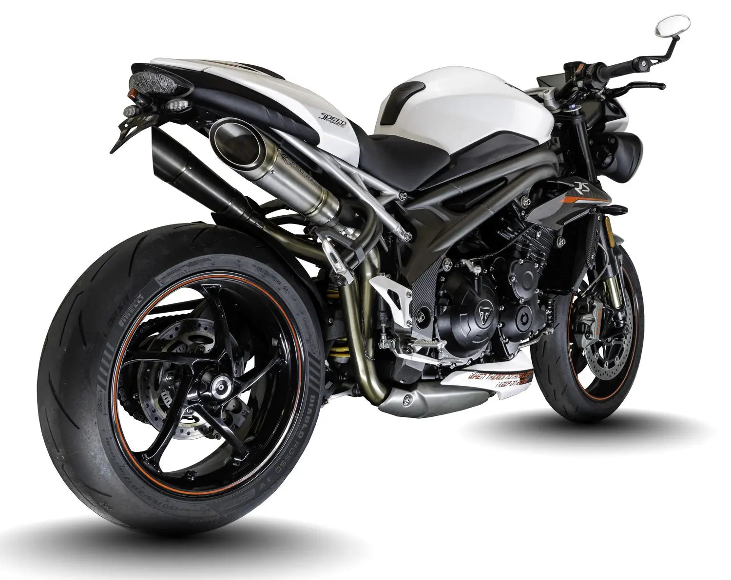 Triumph Speed Triple 1050 S-RS 2016-2020 Titanium GP-R4C exhaust systems image 0