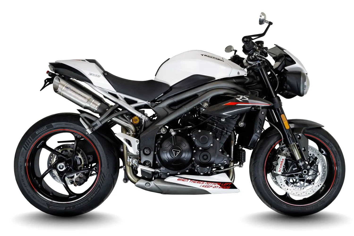 Triumph Speed Triple 1050 S-RS 2016-2020 Titanium GP-R4 exhaust systems image 1
