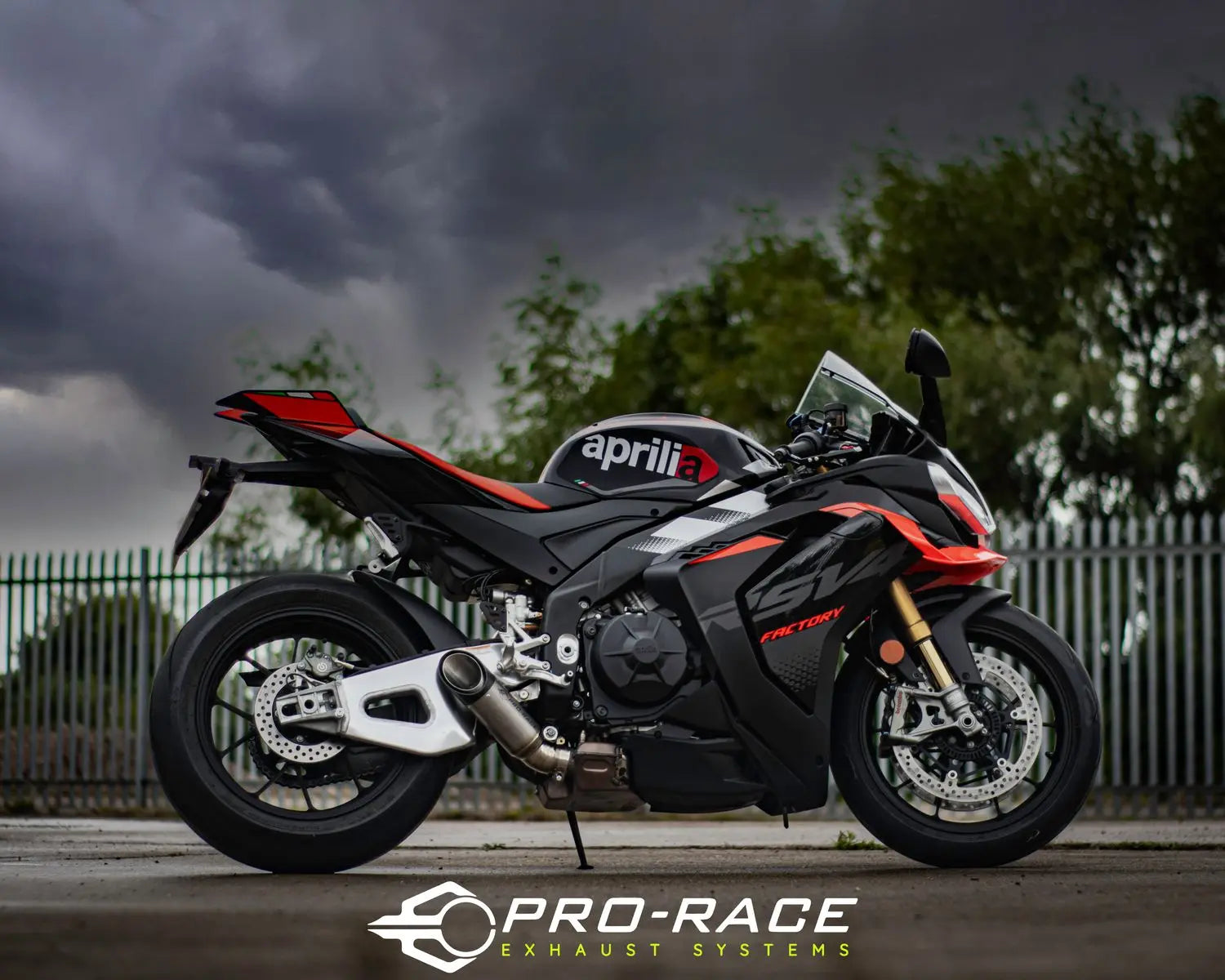 Aprilia RSV4 2025 EVO-RS exhaust (Low Mount) Pro-Race exhaust systems