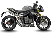 Triumph Speed Triple 1200 RS 2021-2024 GP-R2 Titanium under-seat exhaust image 3