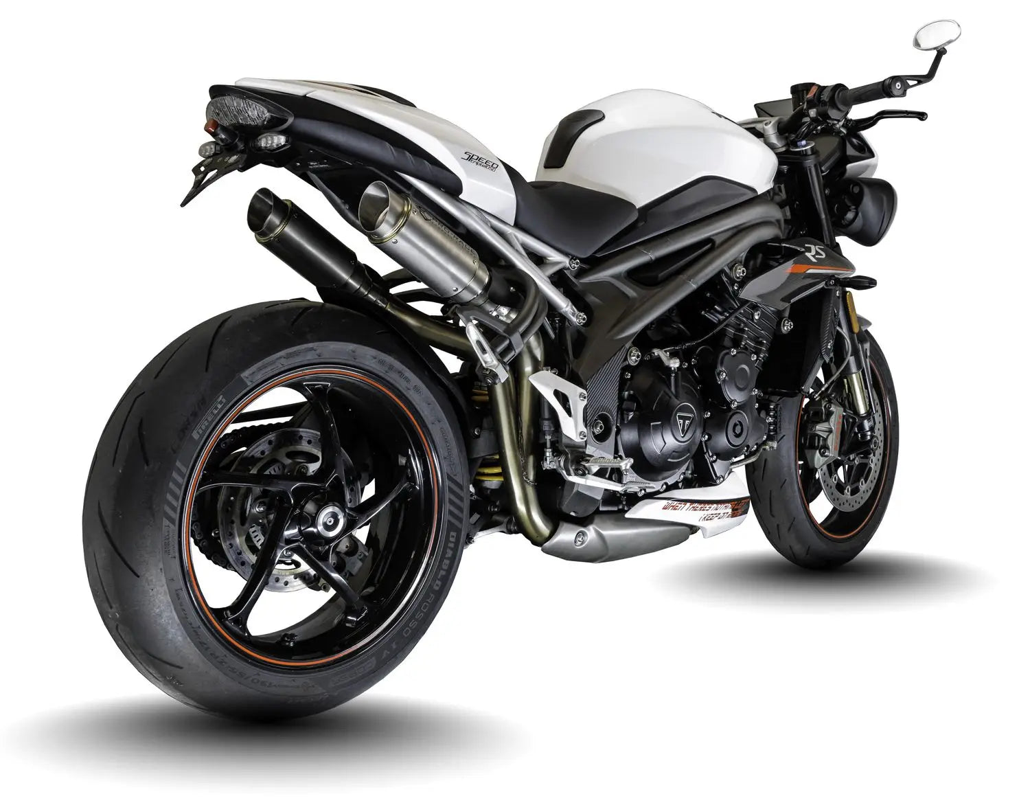 Triumph Speed Triple 1050 S-RS 2016-2020 Titanium GP-R1 exhaust systems image 1
