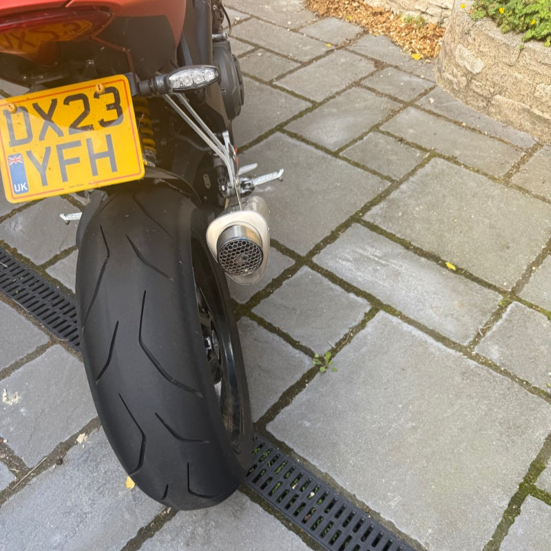 Triumph speed triple 1200 RS/RX 2025 TRI-OVAL Titanium exhaust image 3