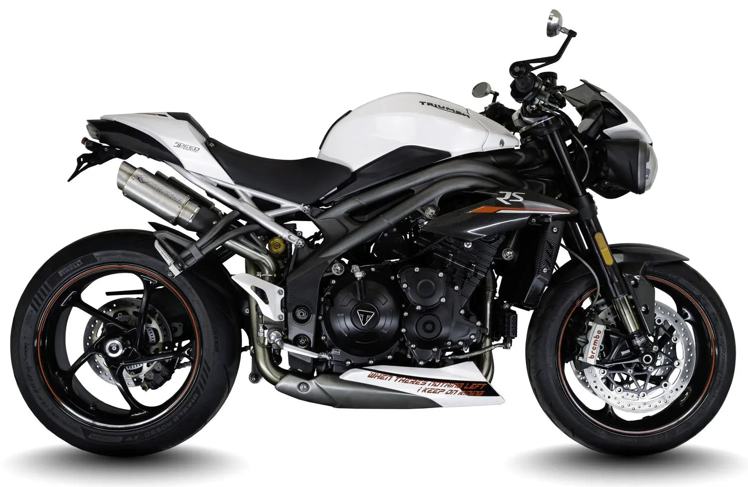 Triumph Speed Triple 1050 S-RS 2016-2020 Titanium GP-R1 exhaust systems image 2