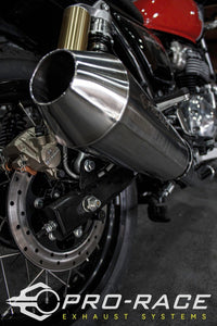 Royal Enfield interceptor 650 2018-2023 CR-1 slip-on exhausts image 3