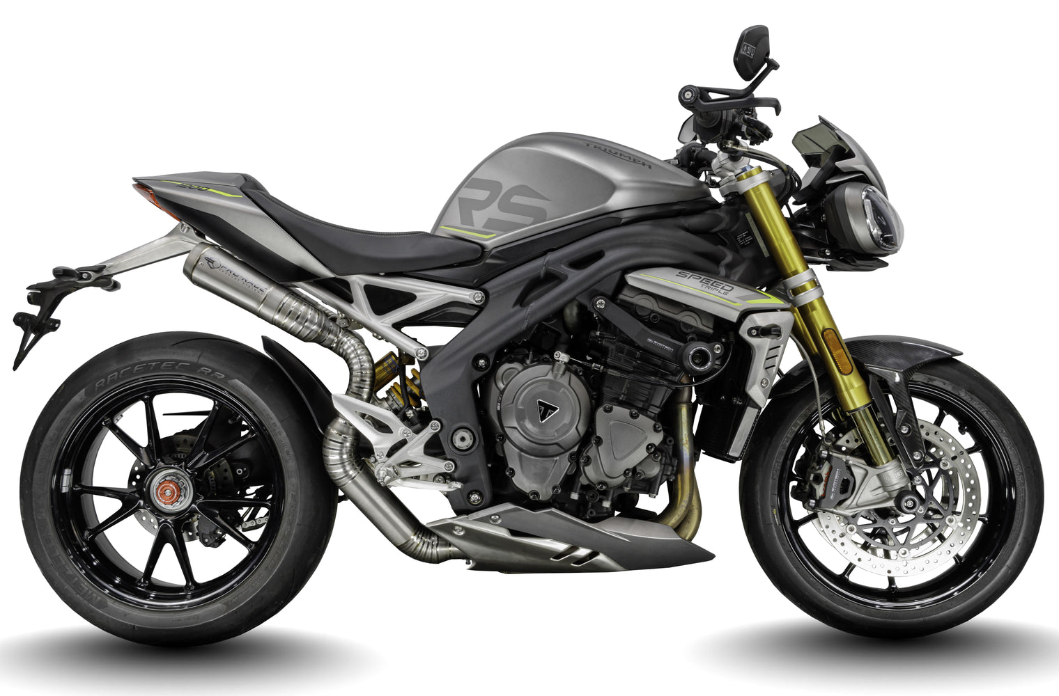 Triumph Speed Triple 1200 RS/RX 2025 GP-RC1 under-seat exhaust system image 1