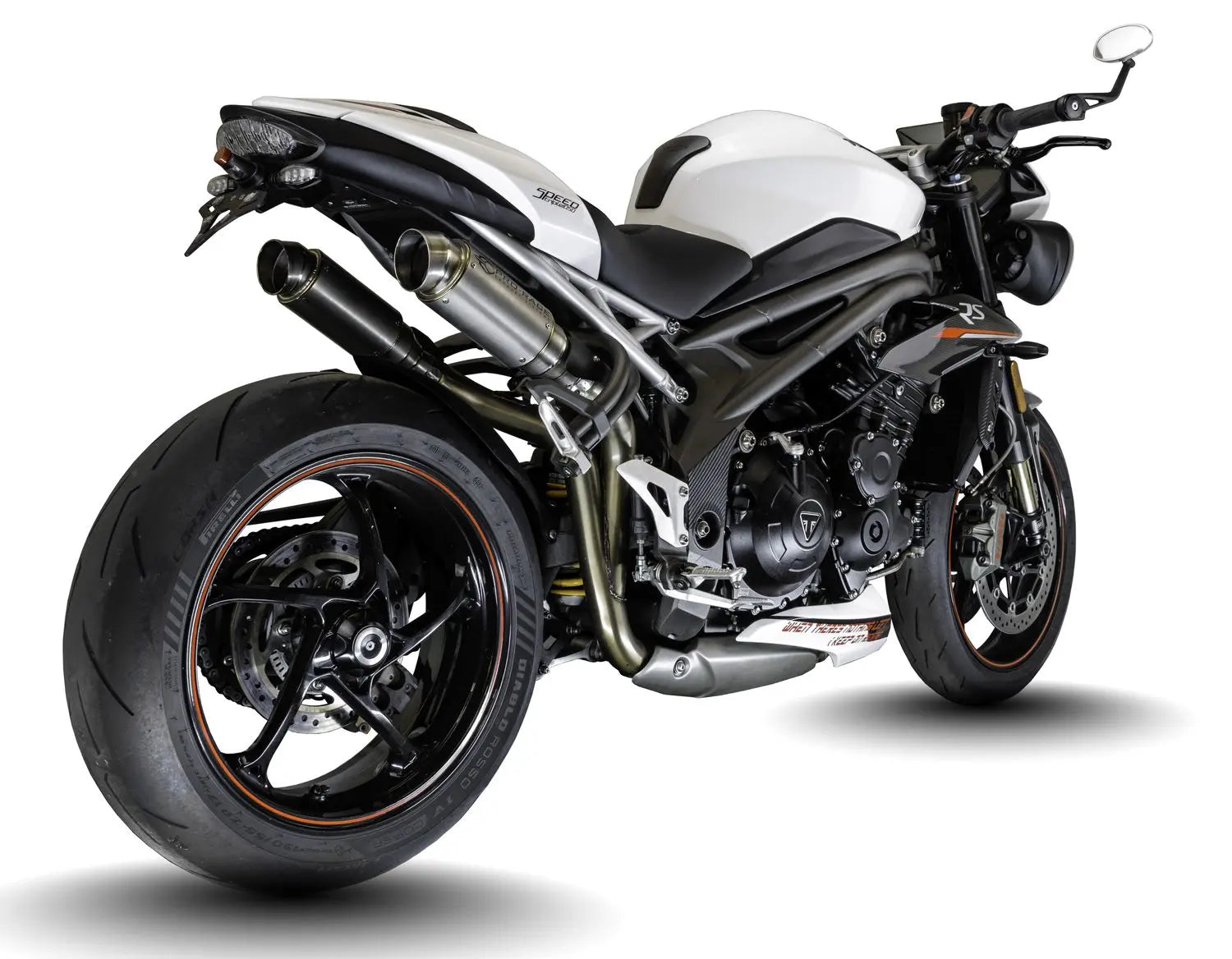 Triumph Speed Triple 1050 S-RS 2016-2020 Titanium GP-R3 exhaust systems image 1