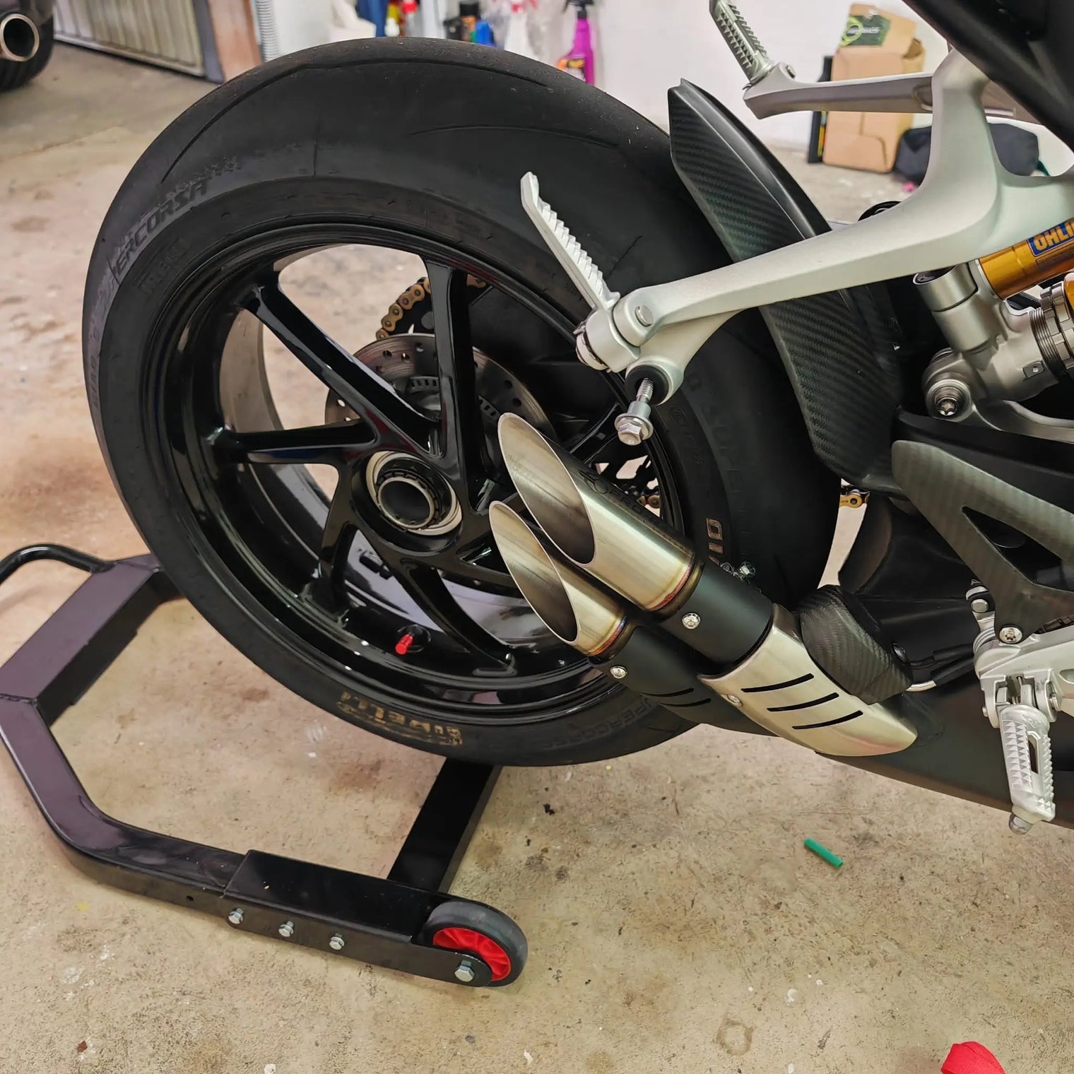 Triumph speed triple 1200 RS 2025 GP-S1 Slash exhaust image 1