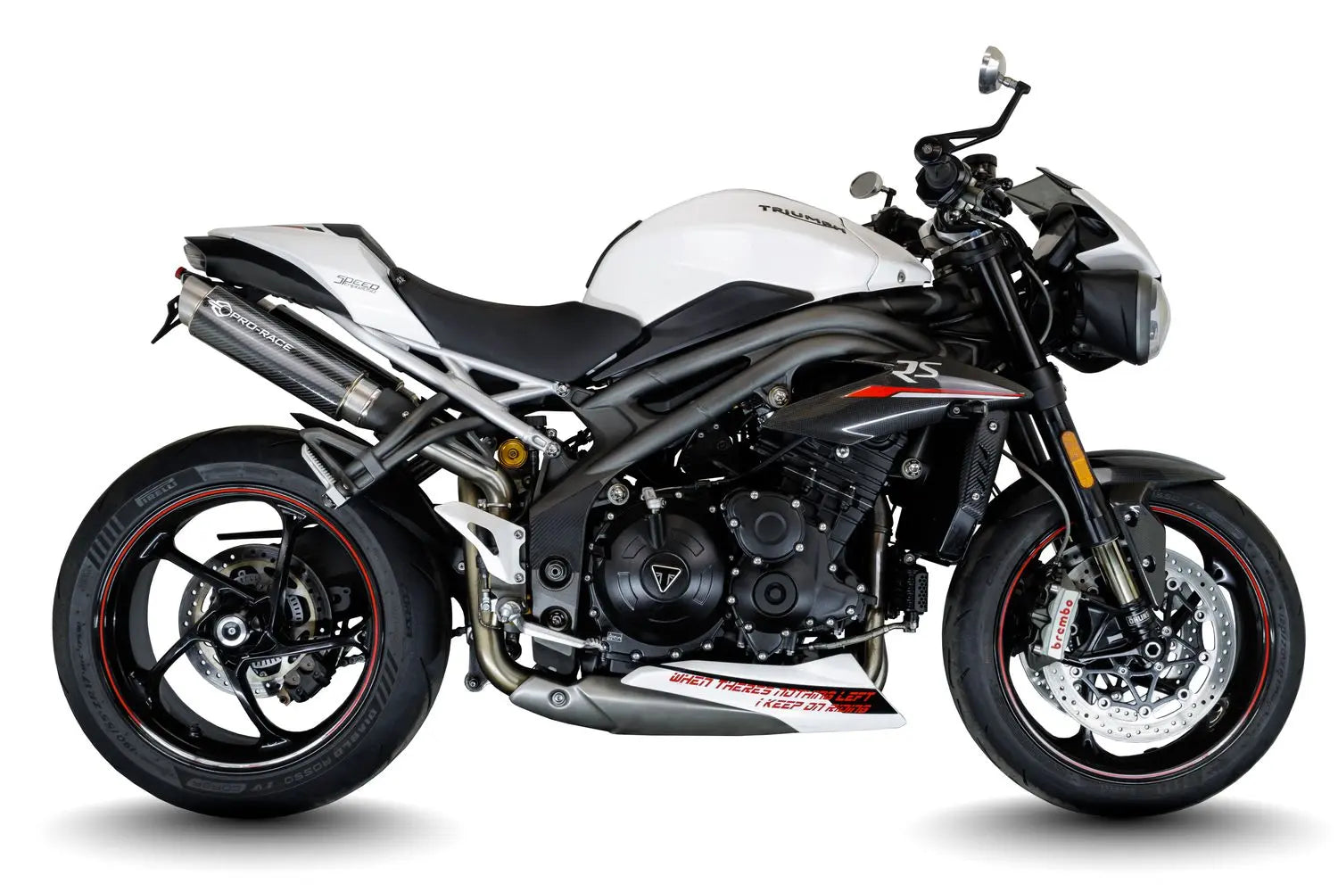 Triumph Speed Triple 1050 S-RS 2016-2020 Titanium GP-R1L exhaust systems image 2