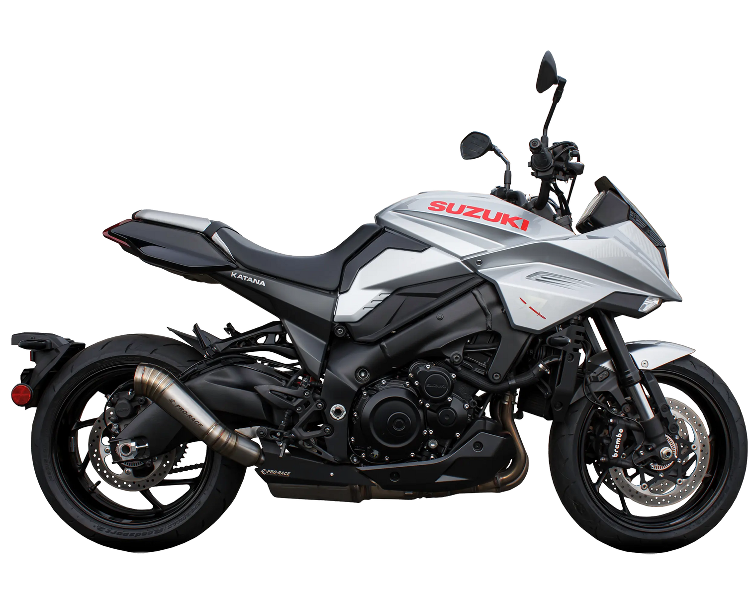 Suzuki Katana 2019-2024 GP-MP1 Titanium exhaust Pro-Race exhaust systems