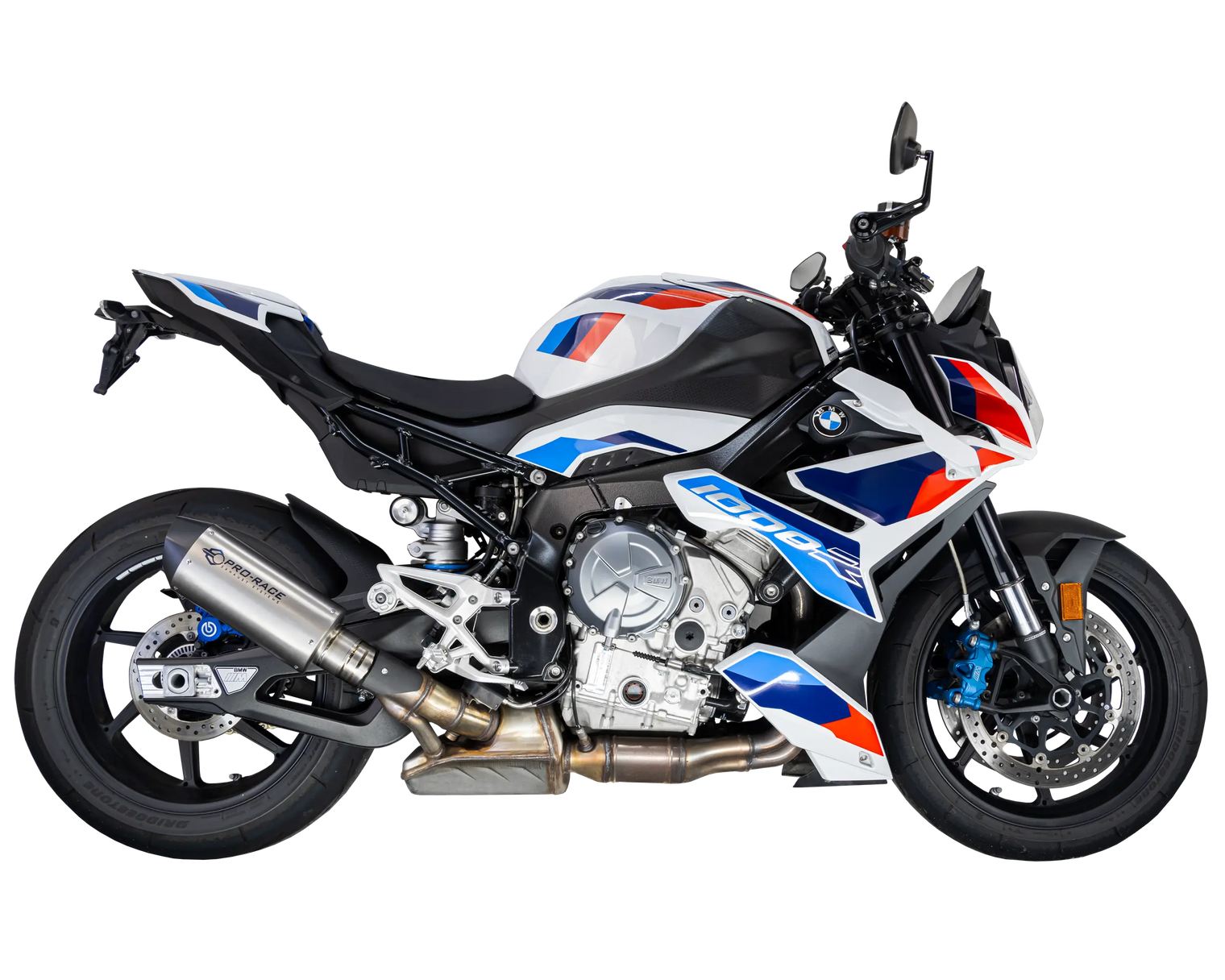 BMW M1000 R 2022-2024 EVO-X titanium slip-on exhaust Pro-Race exhaust systems