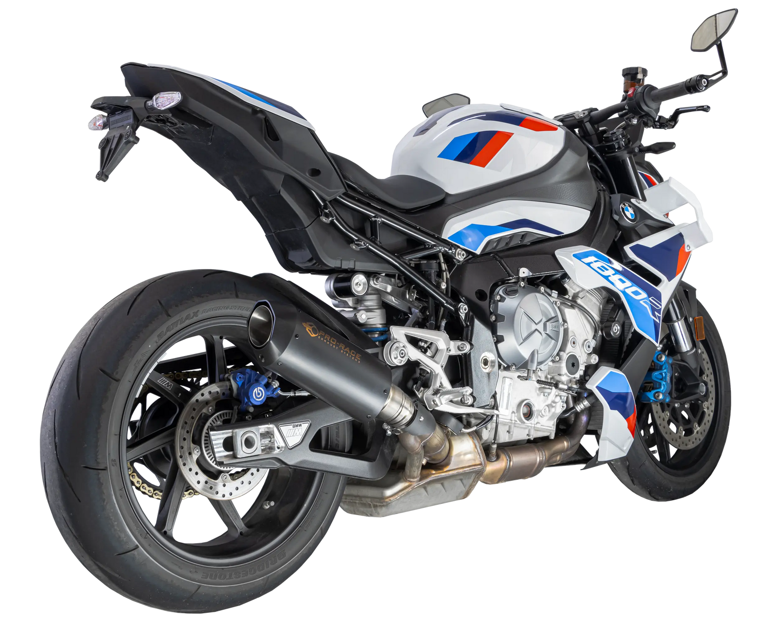BMW M1000 R 2022-2024 EVO-X titanium slip-on exhaust Pro-Race exhaust systems