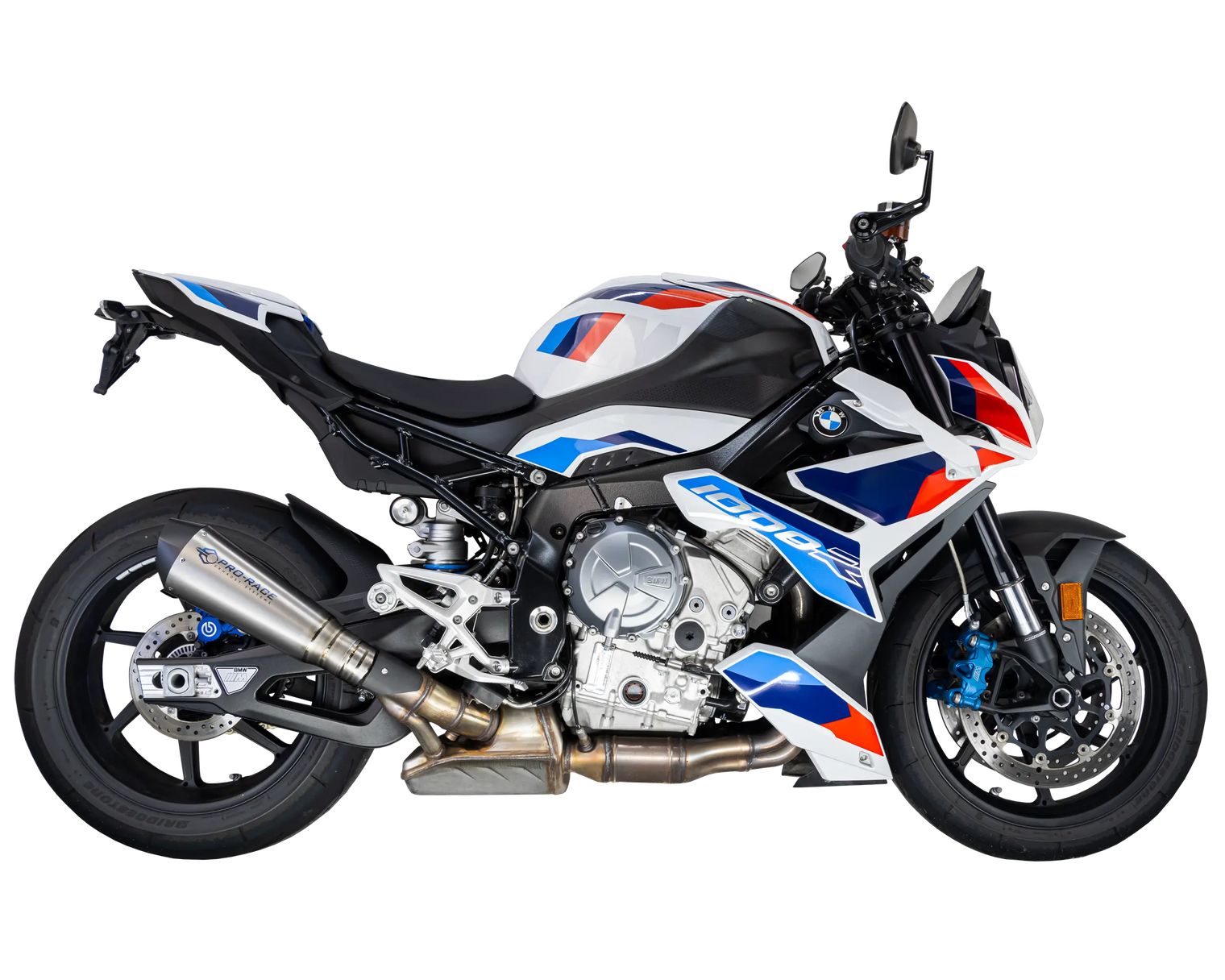 BMW M1000 R 2022-2024 EVO-XC titanium slip-on exhaust Pro-Race exhaust systems