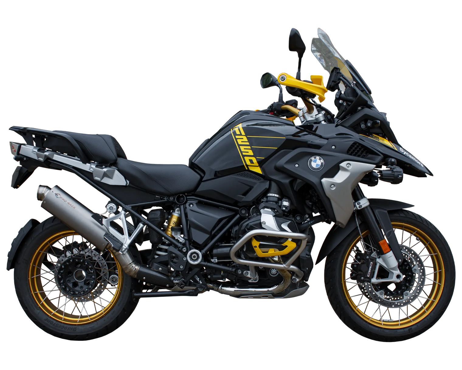 BMW R1200 & R1250 GS 2014-2021 OVAL slip-on exhaust Pro-Race exhaust systems