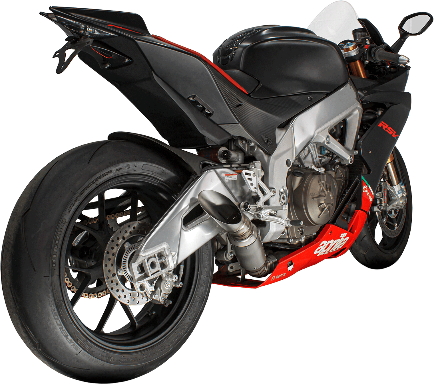 Aprilia Tuono V4 2015-2016 GP-S1R Titanium exhaust (Low Mount)