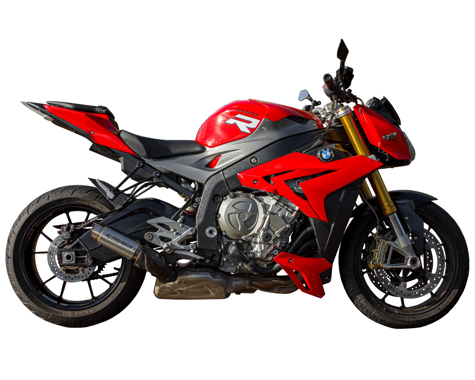 BMW S1000R 2013-2016 GP-R1 slip-on exhaust Pro-Race exhaust systems