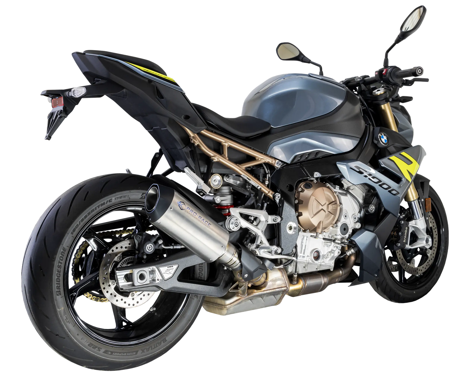 BMW S1000 R 2021-2024 EVO-X titanium slip-on exhaust Pro-Race exhaust systems