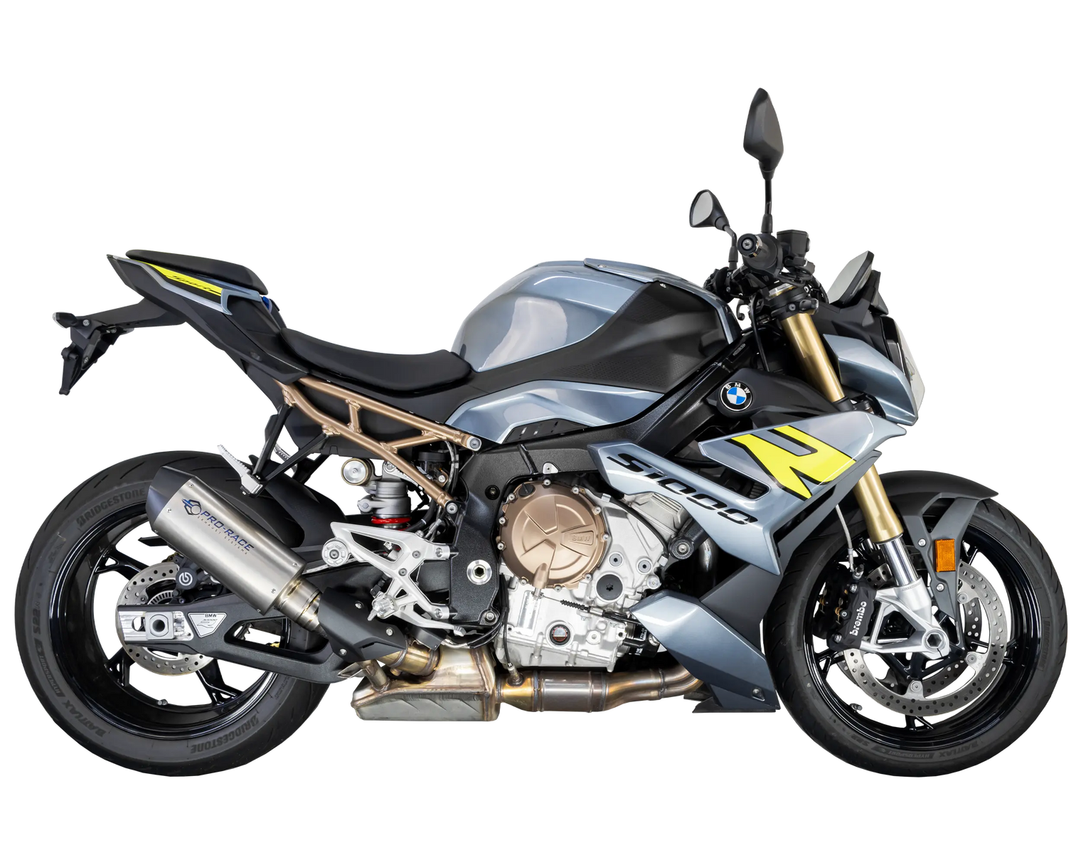 BMW S1000 R 2021-2024 EVO-X titanium slip-on exhaust Pro-Race exhaust systems