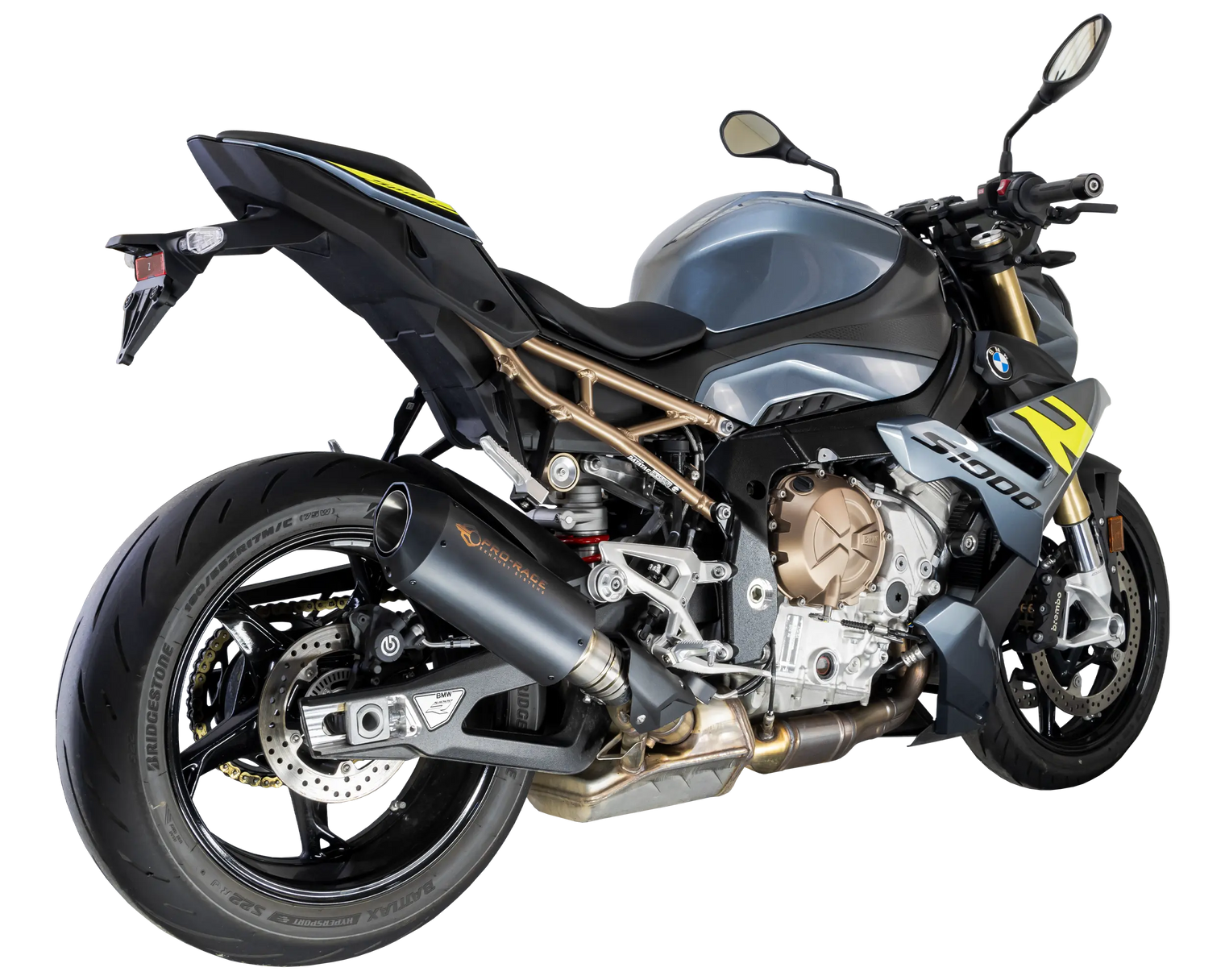 BMW S1000 R 2021-2024 EVO-X titanium slip-on exhaust Pro-Race exhaust systems
