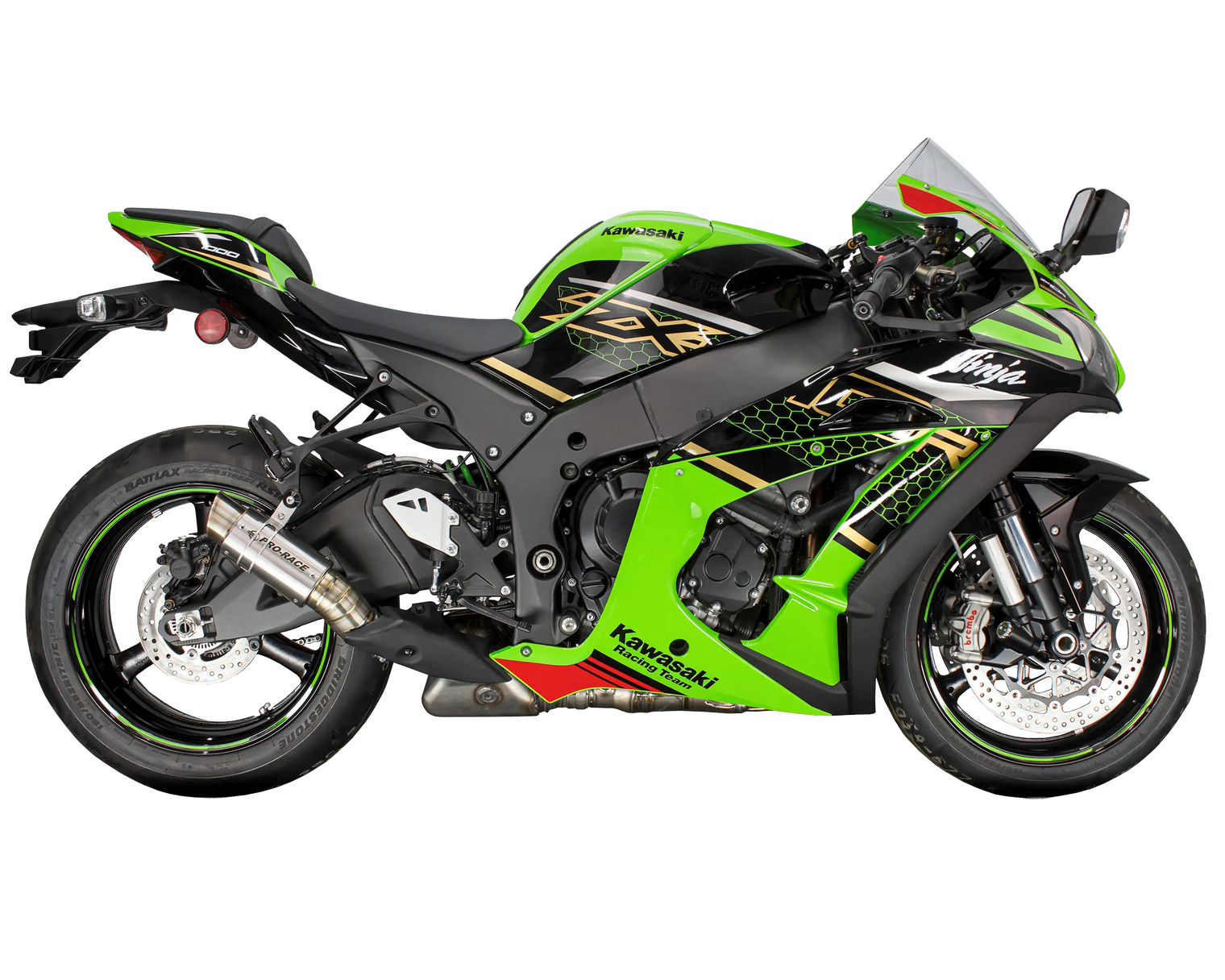 Kawasaki ZX-10R 2016-2020 GP-R1 slip-on exhaust Pro-Race exhaust systems