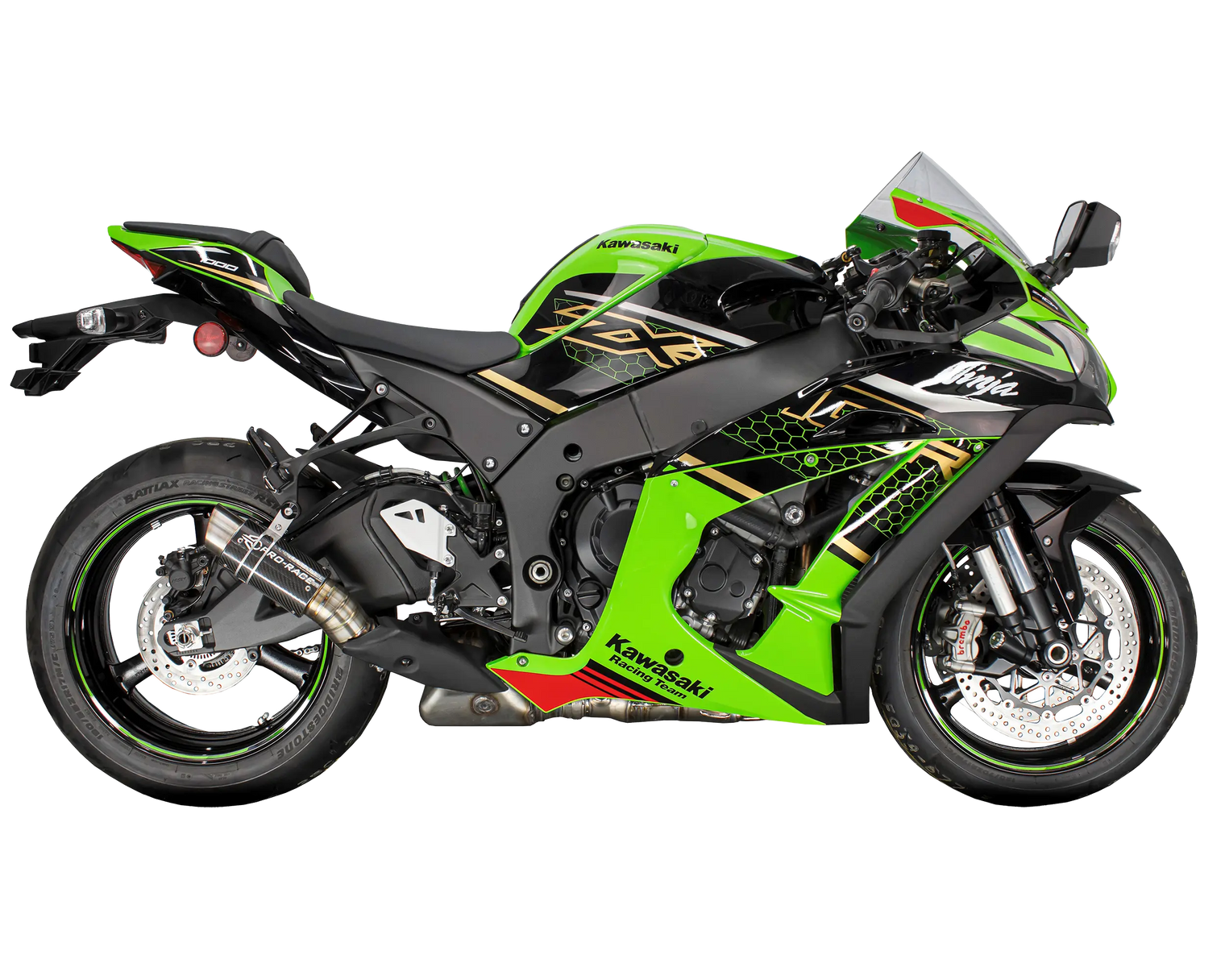 Kawasaki ZX-10R 2016-2020 GP-R1 slip-on exhaust Pro-Race exhaust systems