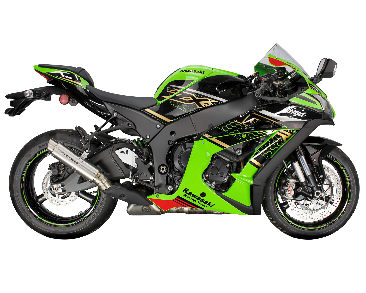 Kawasaki ZX-10R 2016-2020 GP-R1L slip-on exhaust Pro-Race exhaust systems