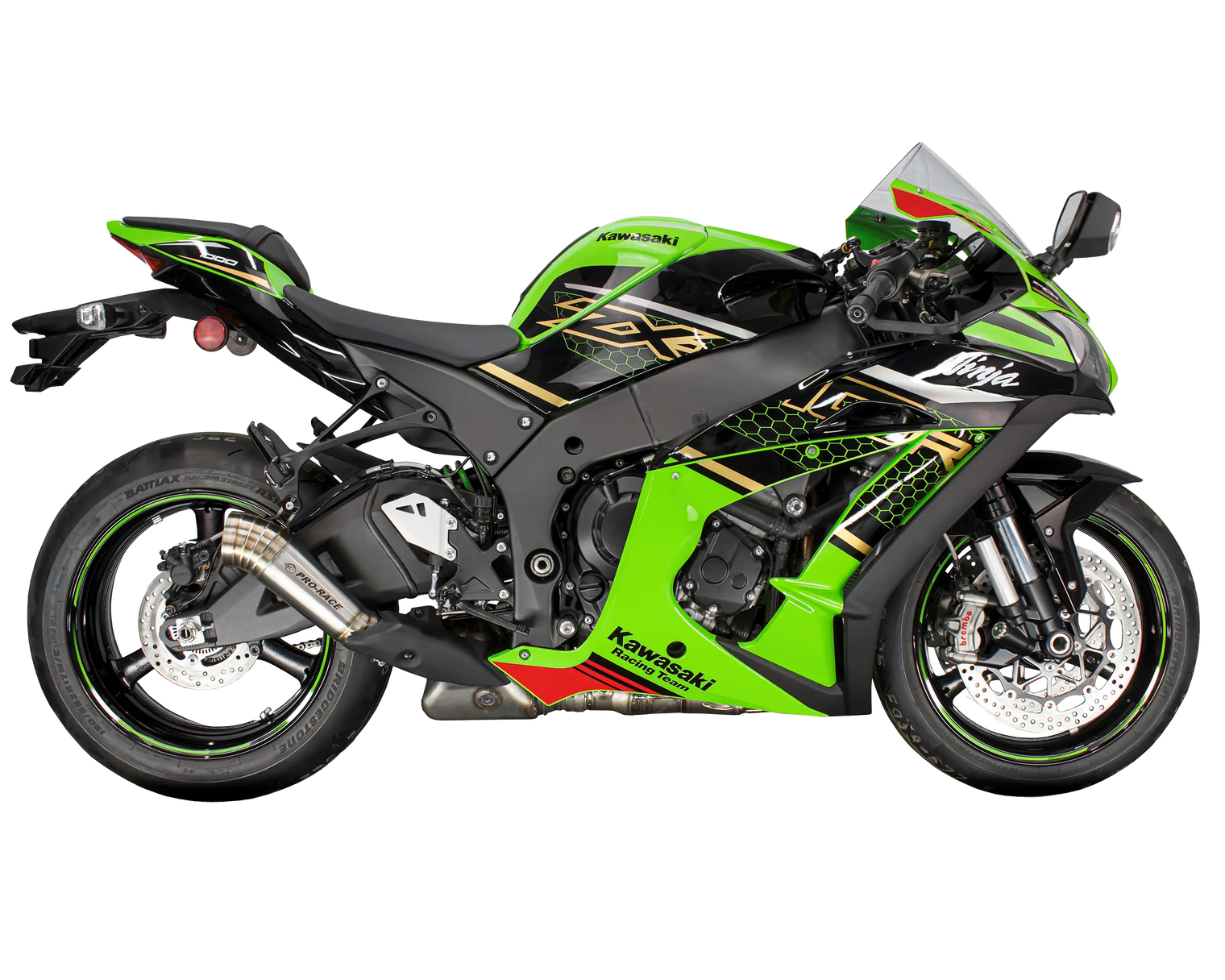 Kawasaki ZX-10R 2016-2020 GP-MP1 slip-on exhaust Pro-Race exhaust systems