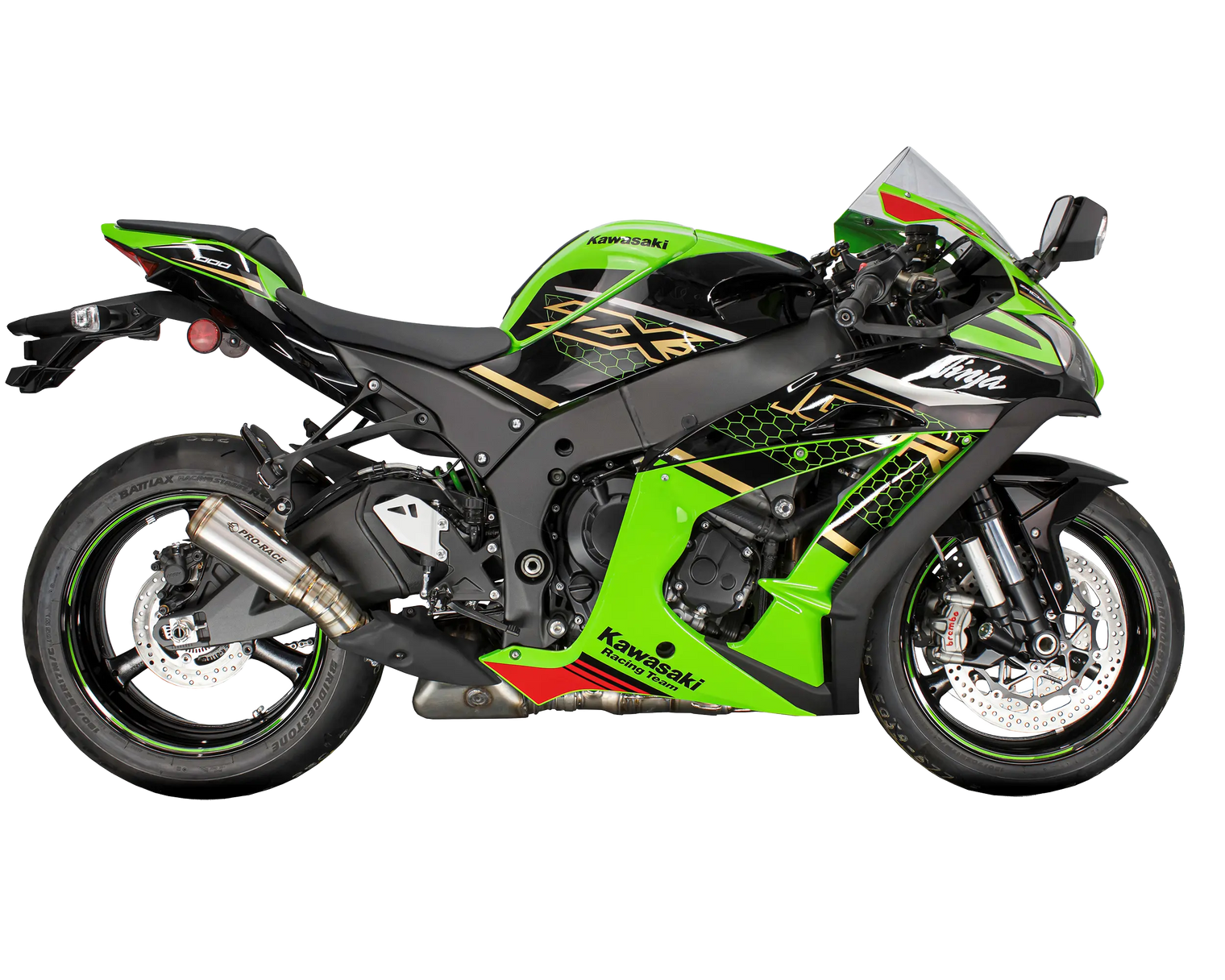 Kawasaki ZX-10R 2016-2020 GP-RC1 slip-on exhaust Pro-Race exhaust systems