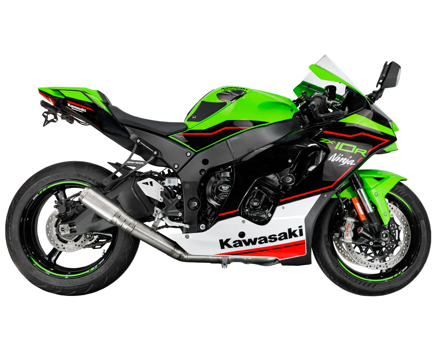 Kawasaki ZX-10R 2021-2025 GP-R2 De-cat exhaust Pro-Race exhaust systems