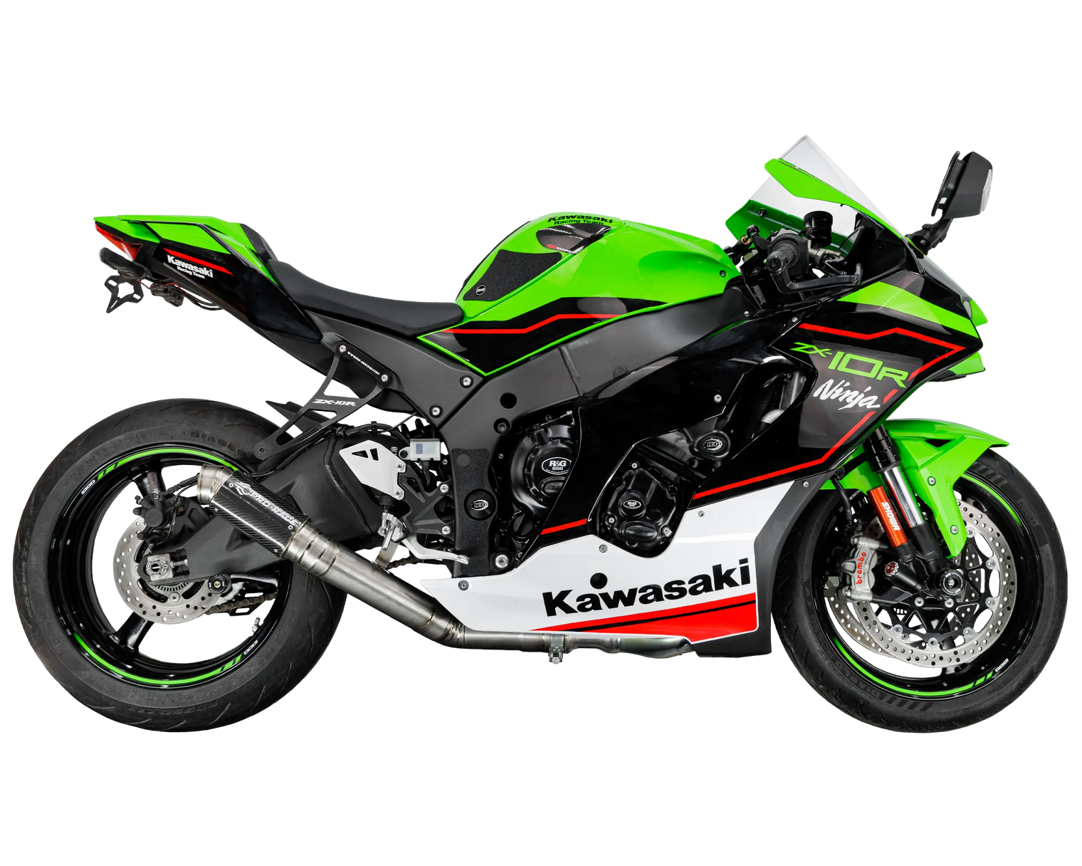 Kawasaki ZX-10R 2021-2025 GP-R3 De-cat exhaust Pro-Race exhaust systems