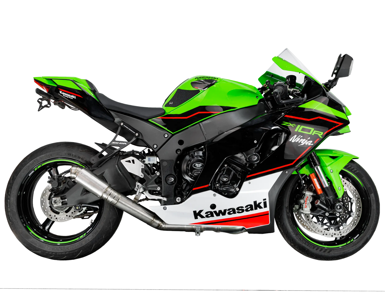 Kawasaki ZX-10R 2021-2025 GP-R3 De-cat exhaust Pro-Race exhaust systems