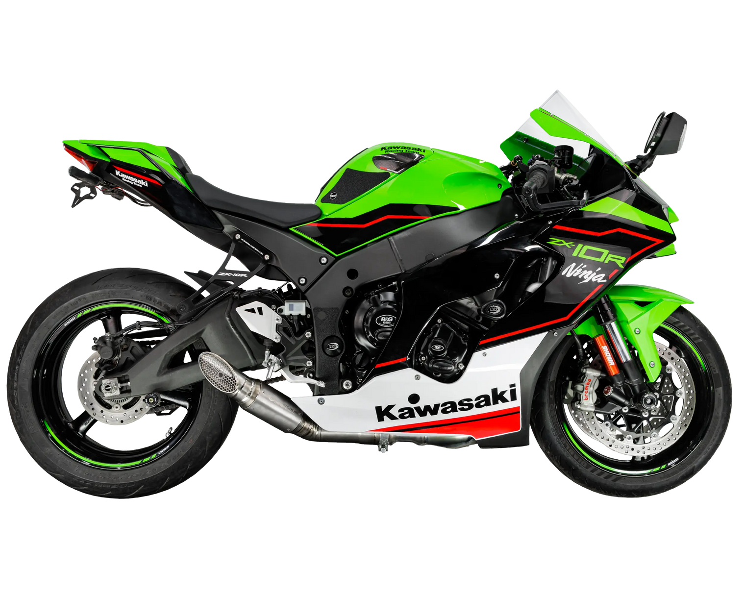 Kawasaki ZX-10R 2021-2025 GP-S1R De-cat exhaust (Low Mount) Pro-Race exhaust systems