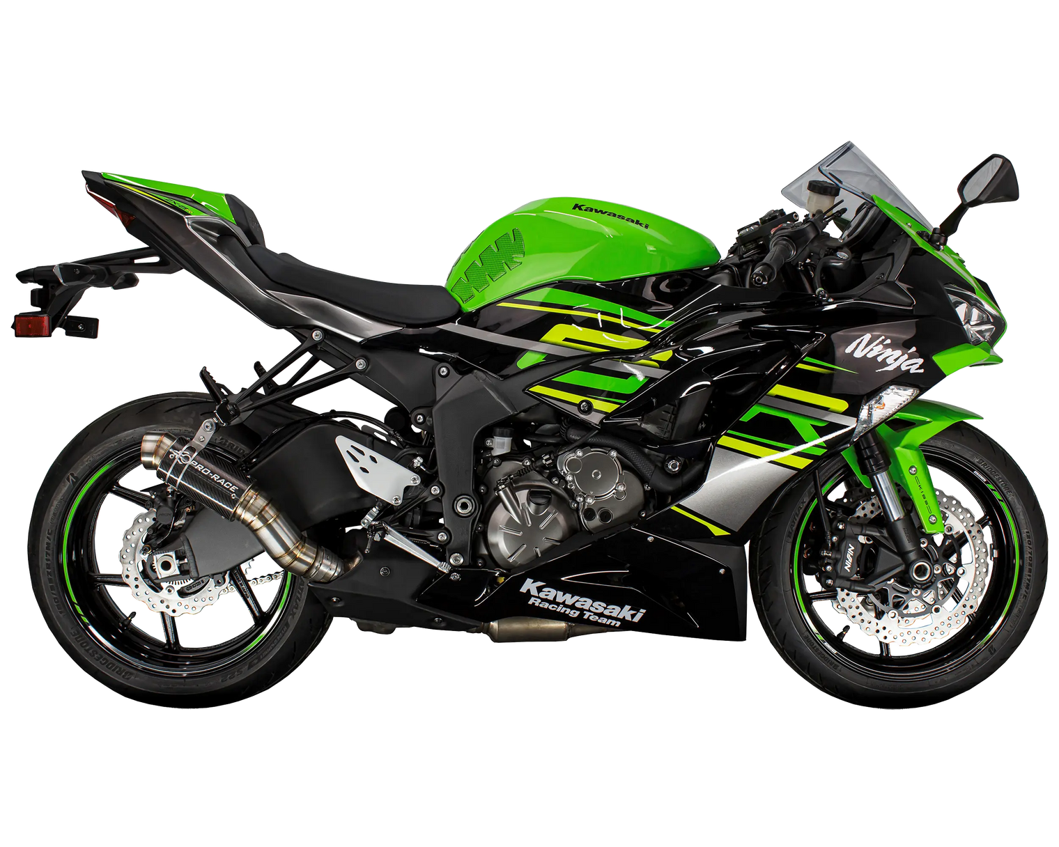 Kawasaki ZX-6R & 636 2024-2025 GP-R3R slip-on exhaust Pro-Race exhaust systems