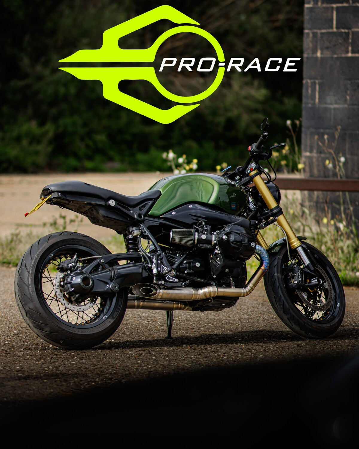 BMW R12 Nine-T 2024-2025 SR-1 Full Titanium Pie-cut Exhaust System image 4